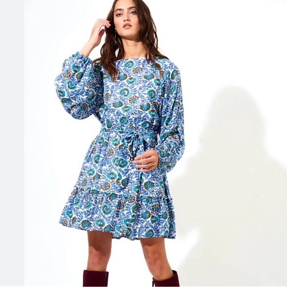 Tuckernuck Oliphant Napa Balloon Sleeve Mini Dress XS - Picture 1 of 12